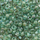 Miyuki seed beads 6/0 - Transparent picasso sea foam green 6-4506